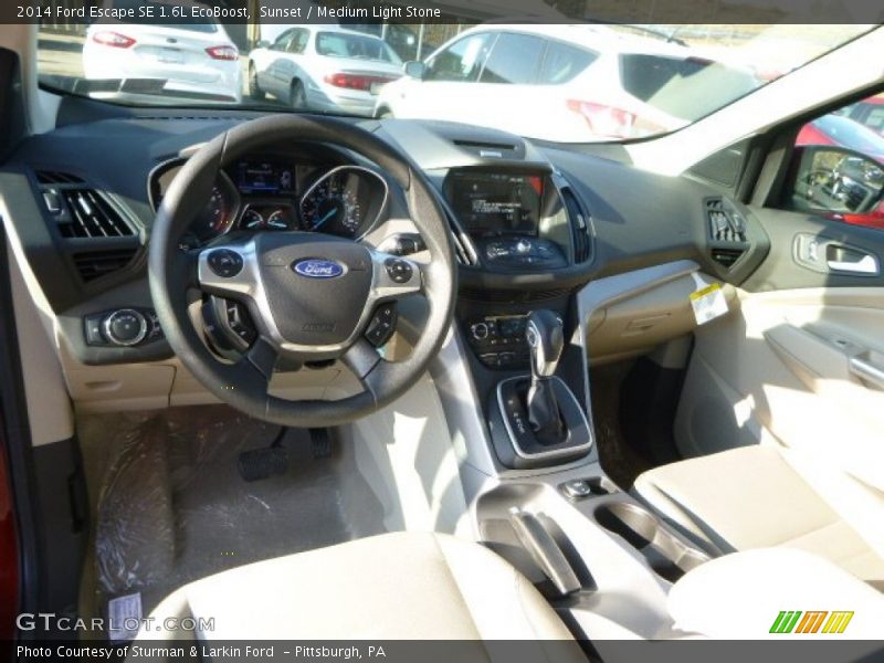 Sunset / Medium Light Stone 2014 Ford Escape SE 1.6L EcoBoost