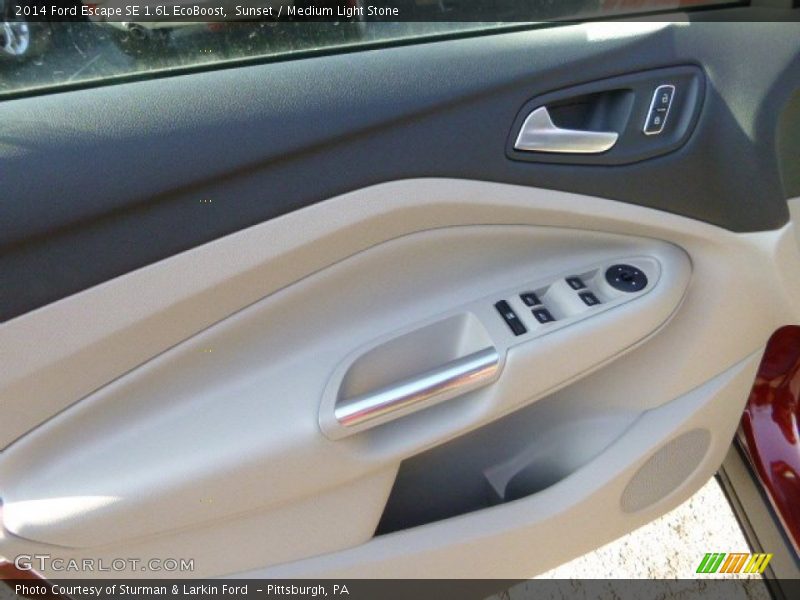 Sunset / Medium Light Stone 2014 Ford Escape SE 1.6L EcoBoost