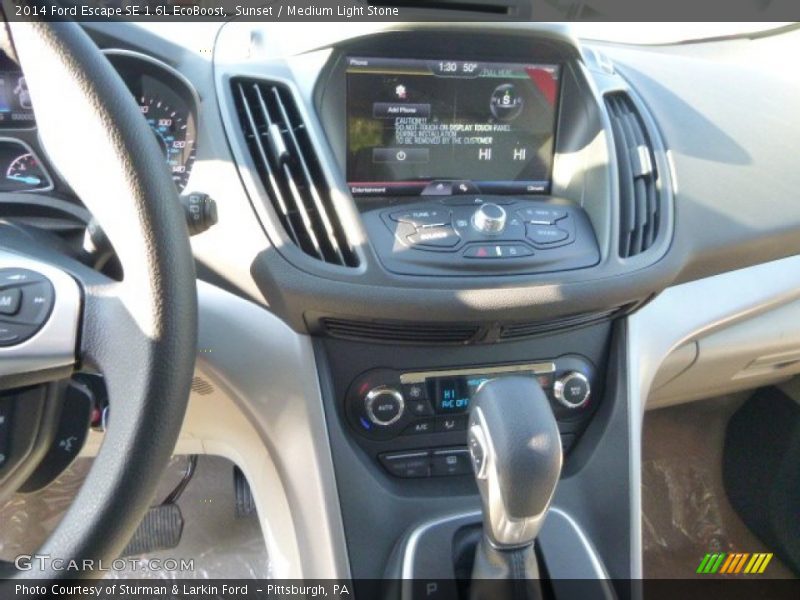Sunset / Medium Light Stone 2014 Ford Escape SE 1.6L EcoBoost