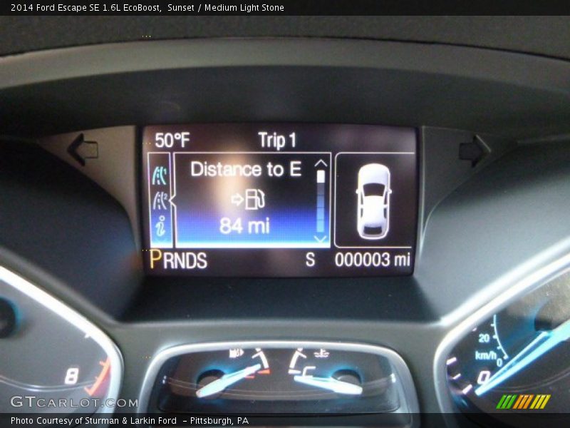 Sunset / Medium Light Stone 2014 Ford Escape SE 1.6L EcoBoost