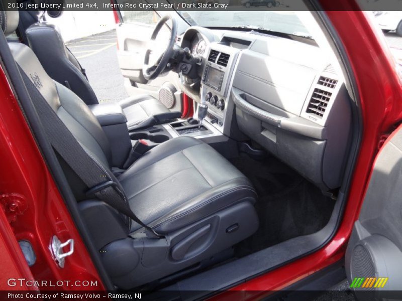 Inferno Red Crystal Pearl / Dark Slate Gray 2010 Jeep Liberty Limited 4x4