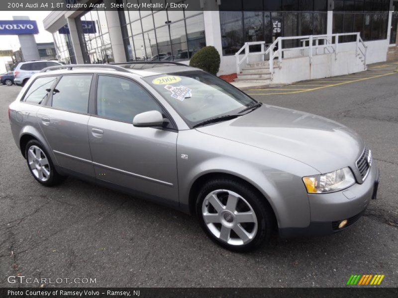 Steel Grey Metallic / Ebony 2004 Audi A4 1.8T quattro Avant