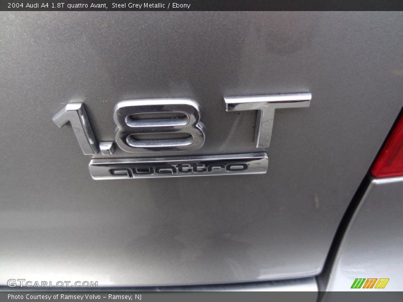 Steel Grey Metallic / Ebony 2004 Audi A4 1.8T quattro Avant