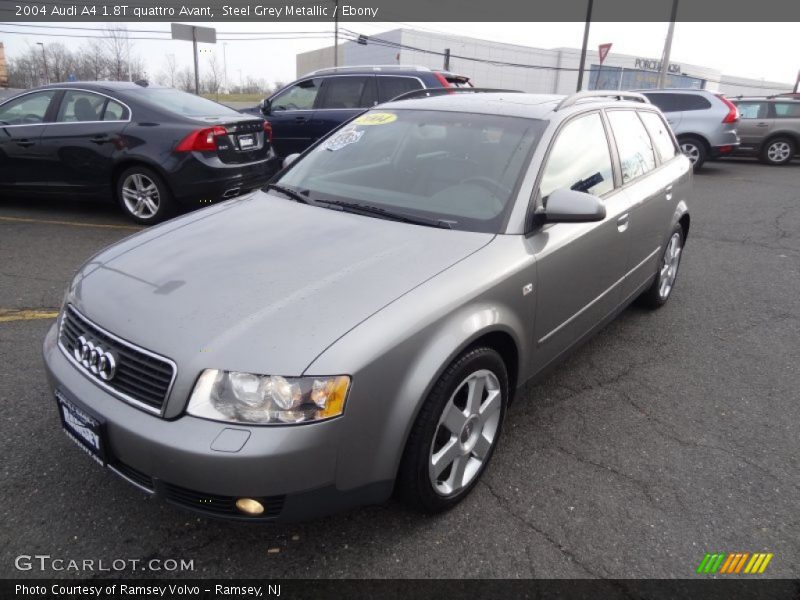 Steel Grey Metallic / Ebony 2004 Audi A4 1.8T quattro Avant