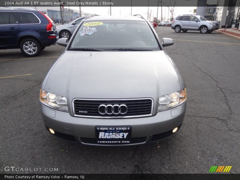Steel Grey Metallic / Ebony 2004 Audi A4 1.8T quattro Avant