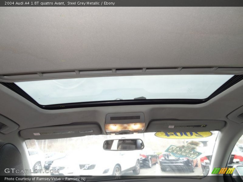 Steel Grey Metallic / Ebony 2004 Audi A4 1.8T quattro Avant