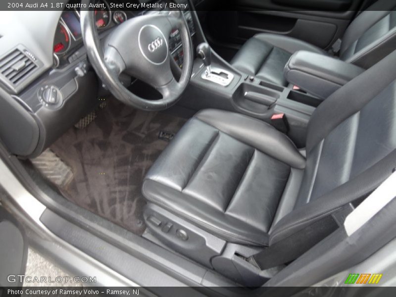 Steel Grey Metallic / Ebony 2004 Audi A4 1.8T quattro Avant