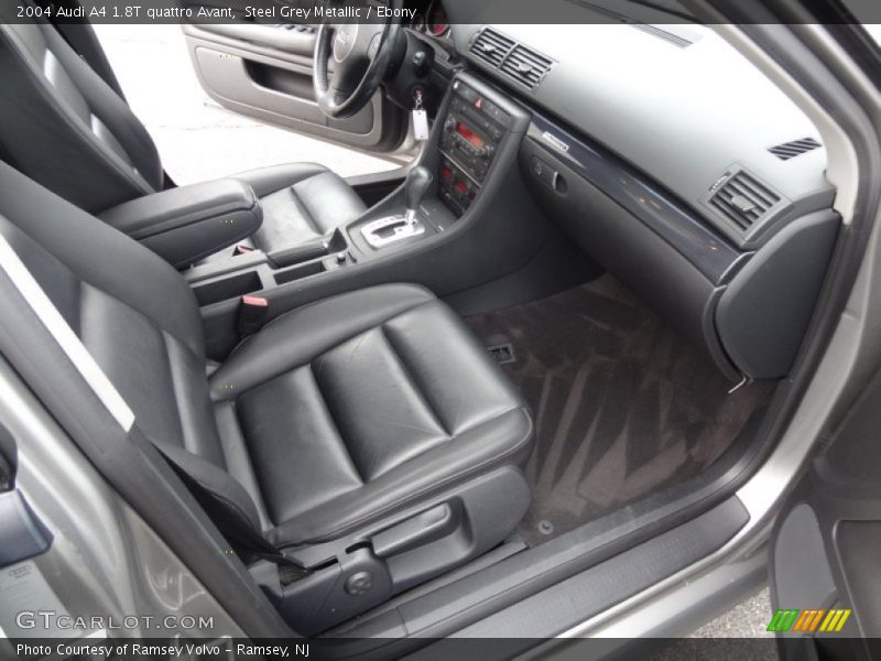 Steel Grey Metallic / Ebony 2004 Audi A4 1.8T quattro Avant