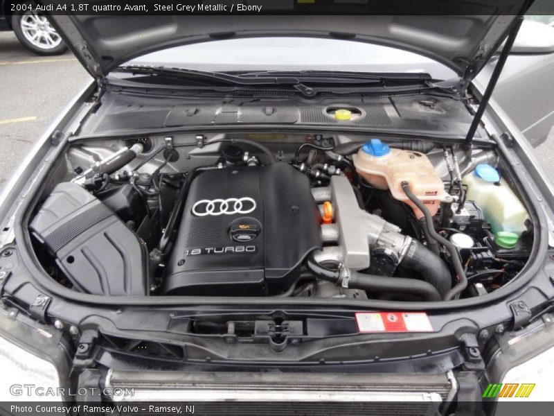  2004 A4 1.8T quattro Avant Engine - 1.8L Turbocharged DOHC 20V 4 Cylinder
