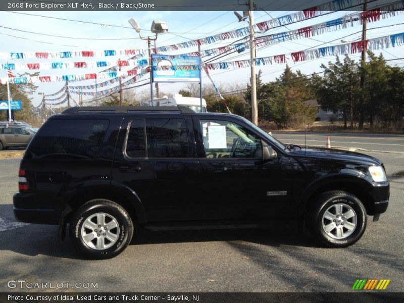 Black / Black/Stone 2008 Ford Explorer XLT 4x4