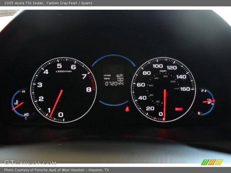  2005 TSX Sedan Sedan Gauges