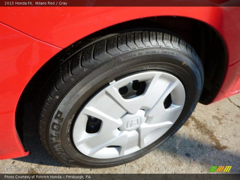 Milano Red / Gray 2013 Honda Fit