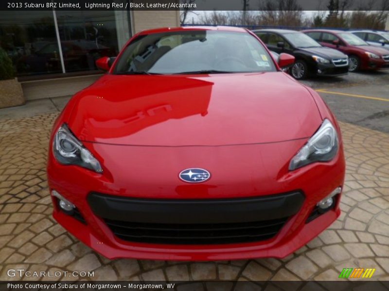 Lightning Red / Black Leather/Alcantara 2013 Subaru BRZ Limited