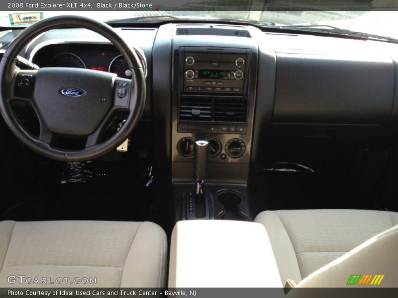Black / Black/Stone 2008 Ford Explorer XLT 4x4