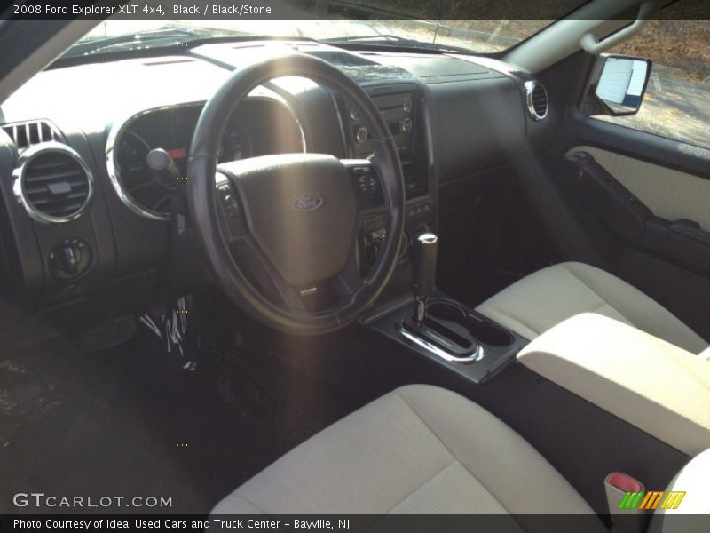 Black / Black/Stone 2008 Ford Explorer XLT 4x4