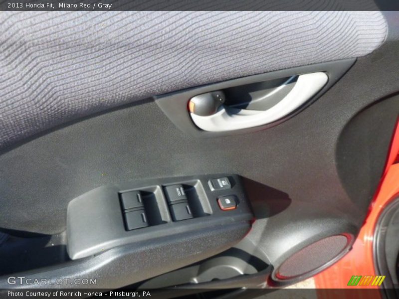 Milano Red / Gray 2013 Honda Fit