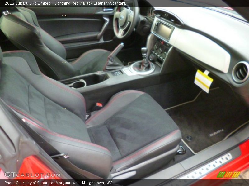Lightning Red / Black Leather/Alcantara 2013 Subaru BRZ Limited