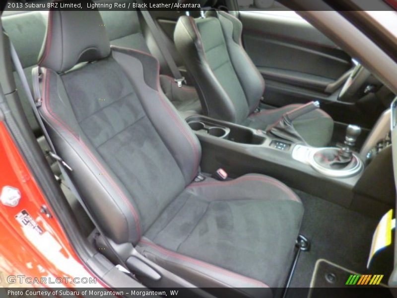 Lightning Red / Black Leather/Alcantara 2013 Subaru BRZ Limited