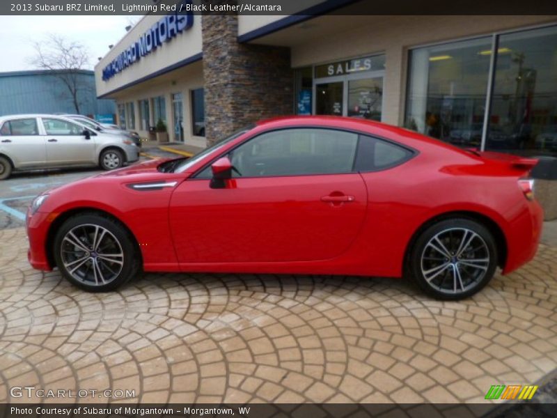 Lightning Red / Black Leather/Alcantara 2013 Subaru BRZ Limited