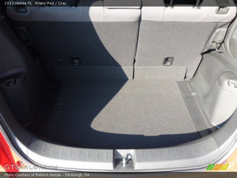Milano Red / Gray 2013 Honda Fit