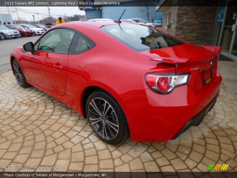 Lightning Red / Black Leather/Alcantara 2013 Subaru BRZ Limited
