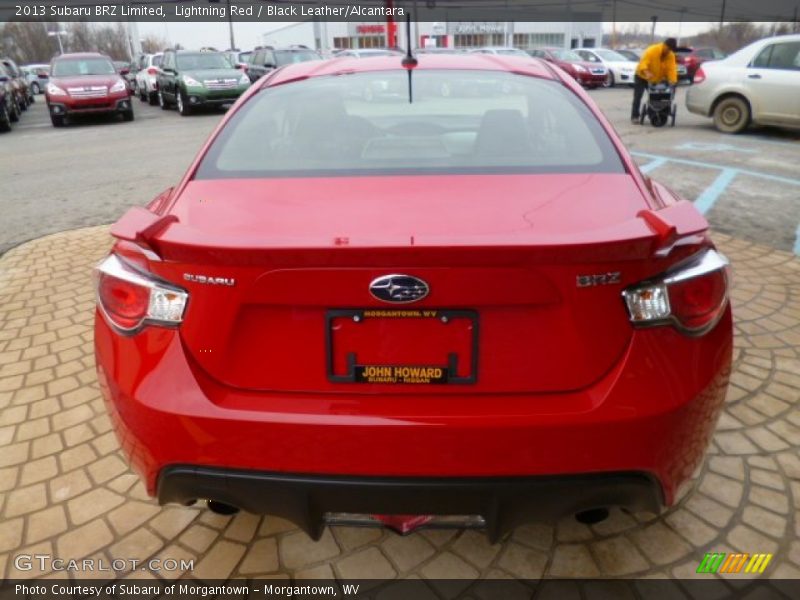 Lightning Red / Black Leather/Alcantara 2013 Subaru BRZ Limited