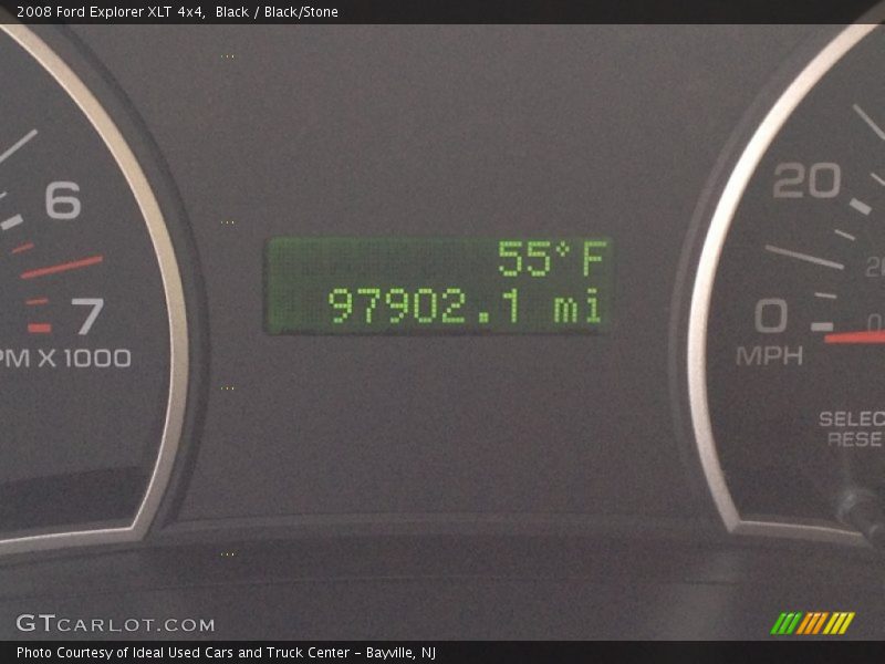 Black / Black/Stone 2008 Ford Explorer XLT 4x4