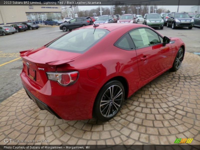 Lightning Red / Black Leather/Alcantara 2013 Subaru BRZ Limited