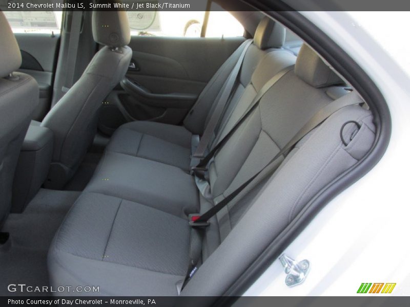 Summit White / Jet Black/Titanium 2014 Chevrolet Malibu LS
