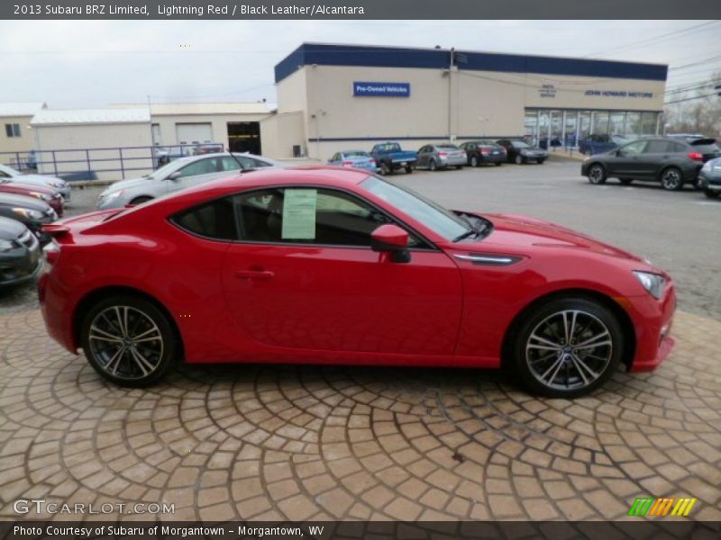 Lightning Red / Black Leather/Alcantara 2013 Subaru BRZ Limited