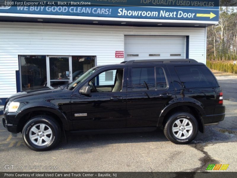 Black / Black/Stone 2008 Ford Explorer XLT 4x4