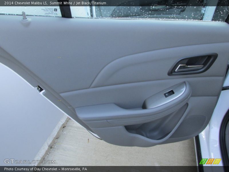 Summit White / Jet Black/Titanium 2014 Chevrolet Malibu LS