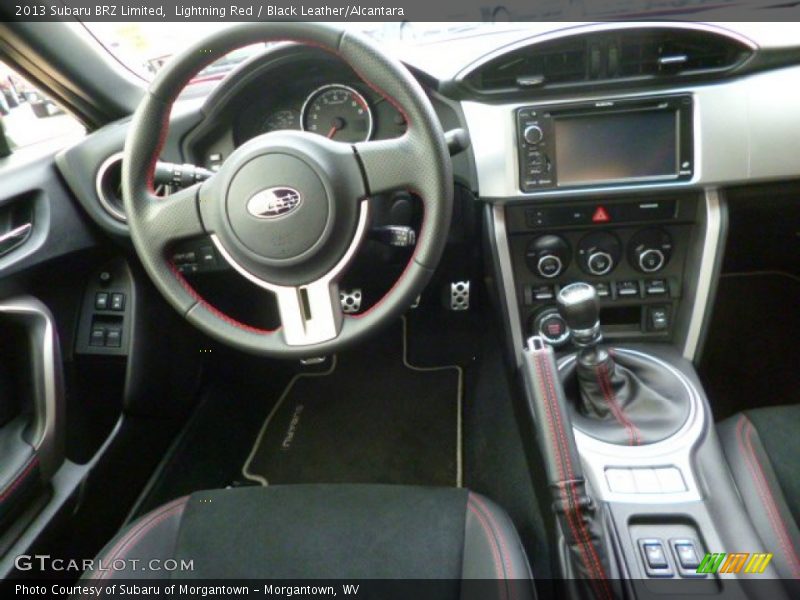 Lightning Red / Black Leather/Alcantara 2013 Subaru BRZ Limited