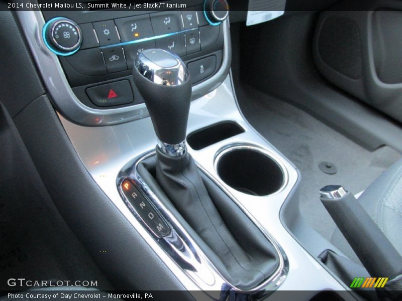 Summit White / Jet Black/Titanium 2014 Chevrolet Malibu LS