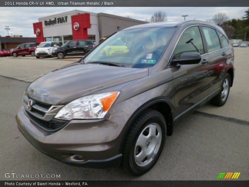 Urban Titanium Metallic / Black 2011 Honda CR-V LX 4WD