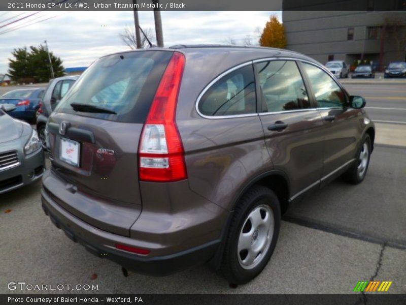 Urban Titanium Metallic / Black 2011 Honda CR-V LX 4WD