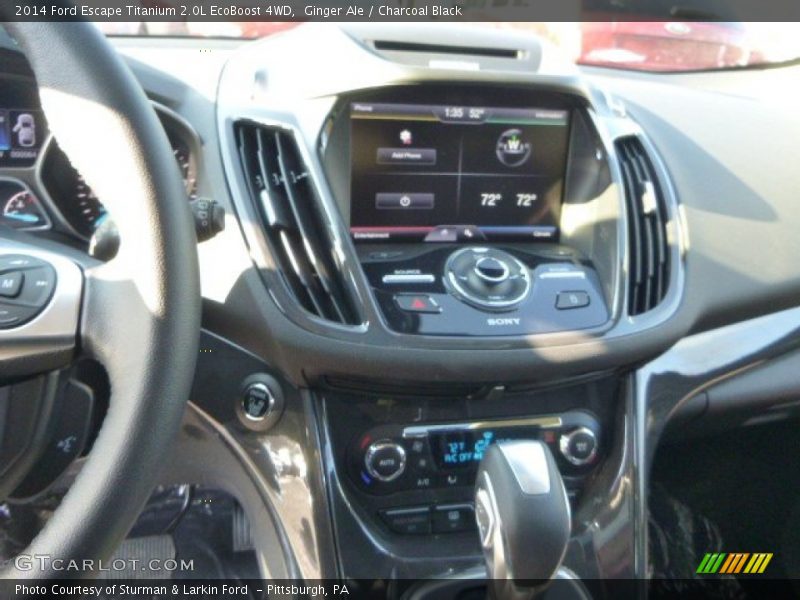 Ginger Ale / Charcoal Black 2014 Ford Escape Titanium 2.0L EcoBoost 4WD