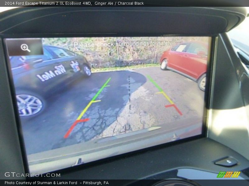 Ginger Ale / Charcoal Black 2014 Ford Escape Titanium 2.0L EcoBoost 4WD