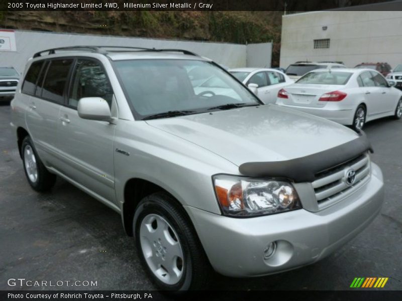 Millenium Silver Metallic / Gray 2005 Toyota Highlander Limited 4WD