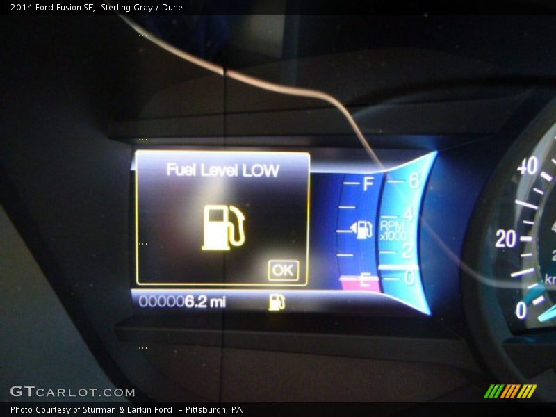 Sterling Gray / Dune 2014 Ford Fusion SE