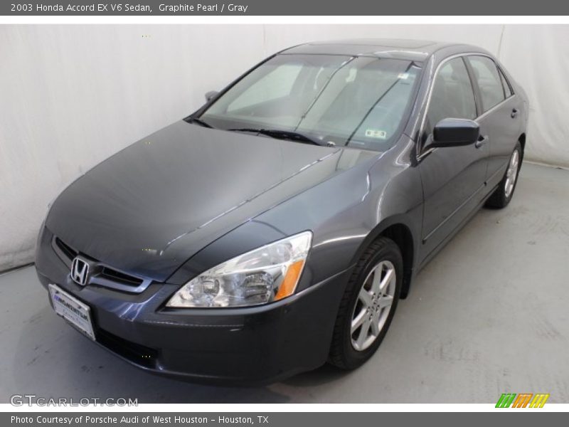 Graphite Pearl / Gray 2003 Honda Accord EX V6 Sedan