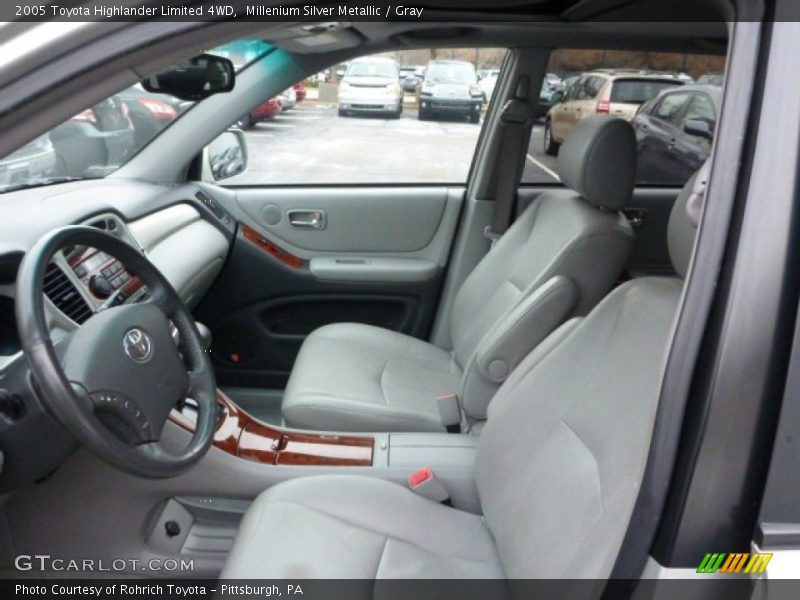 Millenium Silver Metallic / Gray 2005 Toyota Highlander Limited 4WD