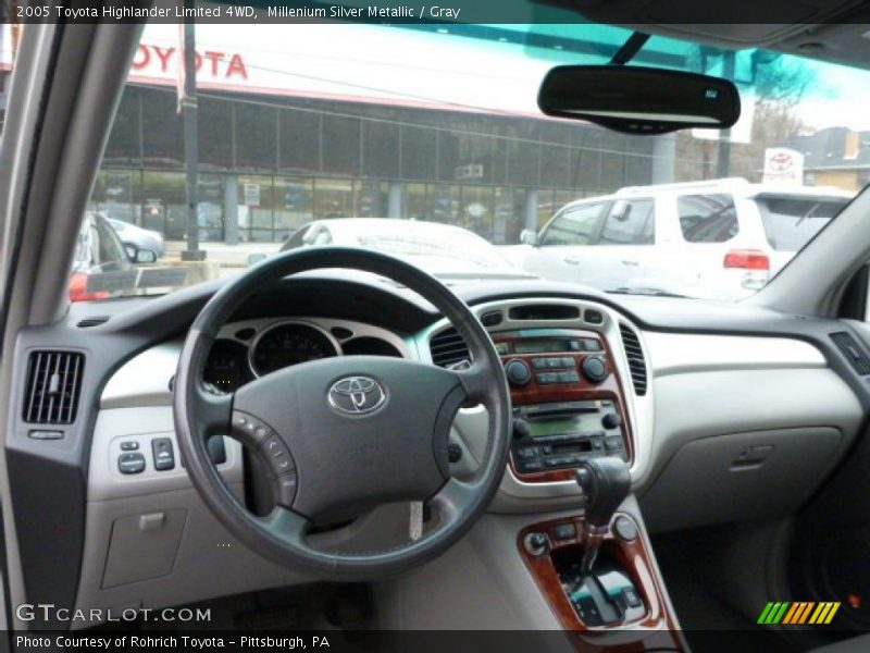 Millenium Silver Metallic / Gray 2005 Toyota Highlander Limited 4WD