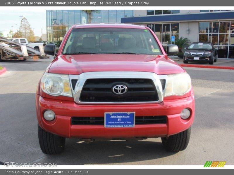 Impulse Red Pearl / Graphite Gray 2006 Toyota Tacoma V6 PreRunner Double Cab