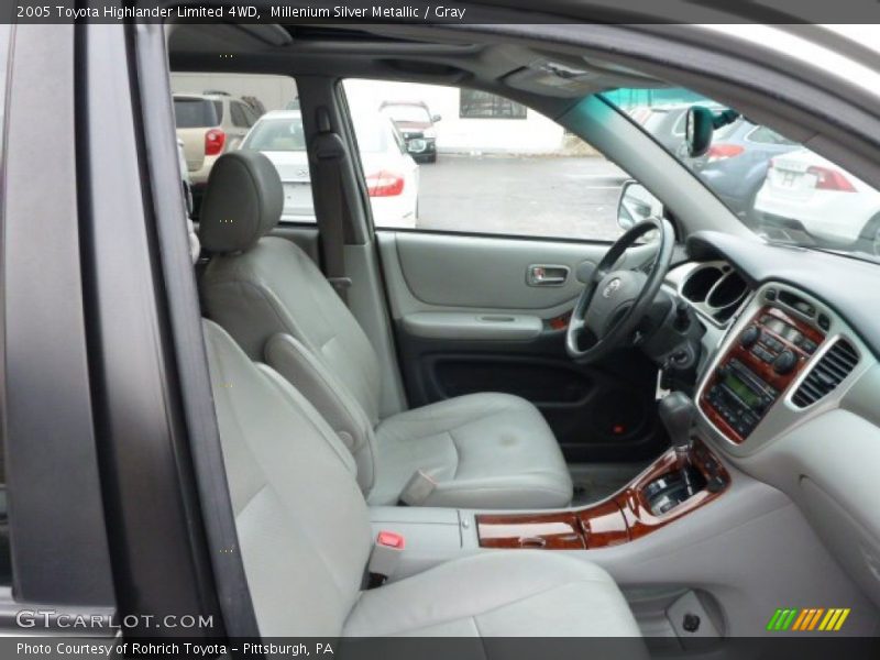 Millenium Silver Metallic / Gray 2005 Toyota Highlander Limited 4WD