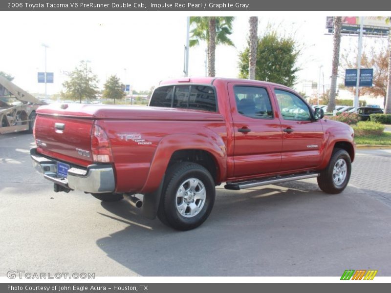 Impulse Red Pearl / Graphite Gray 2006 Toyota Tacoma V6 PreRunner Double Cab