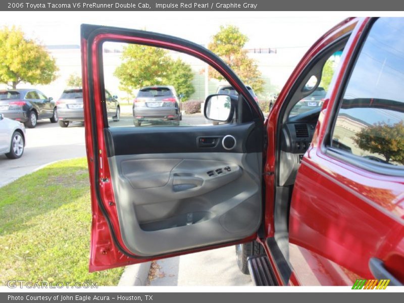 Impulse Red Pearl / Graphite Gray 2006 Toyota Tacoma V6 PreRunner Double Cab