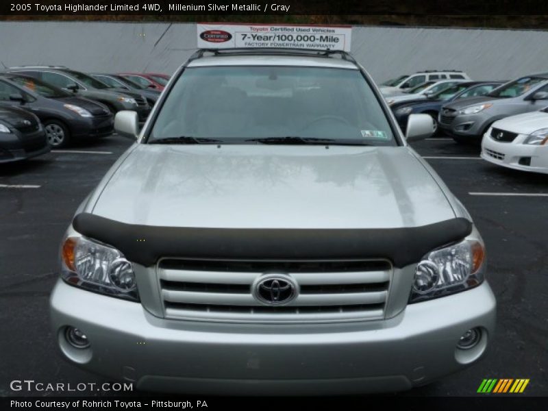 Millenium Silver Metallic / Gray 2005 Toyota Highlander Limited 4WD