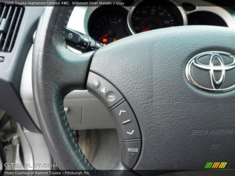 Millenium Silver Metallic / Gray 2005 Toyota Highlander Limited 4WD
