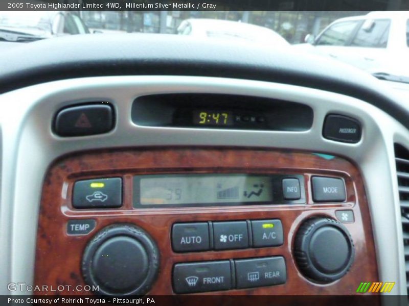 Millenium Silver Metallic / Gray 2005 Toyota Highlander Limited 4WD